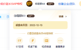 峰哥博客赞助会员福利 百度网盘SVIP账号共享登录